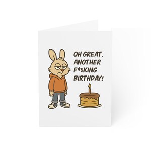 Tarjetas de felicitación divertidas, tarjeta de cumpleaños ofensiva, juego de notas de felicitación humorísticas, paquete de tarjetas de amistad sarcástica, tarjetas de cumpleaños groseras,