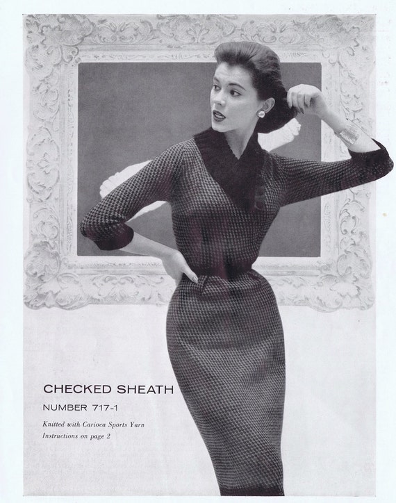 1950s sheath dress