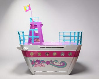Barbie 2011 Mattel Sister Cruise Ship Party Yacht & Pool Playset Y2K w/ Pieces