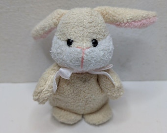 Russ mini konijn pluche gele badstof jaren 90 vintage zeldzame Luvpets Luvbunch