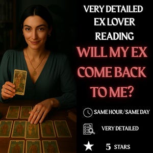 Ex Lover Tarot Reading: Same Hour Insight (PDF Download within 24hrs)