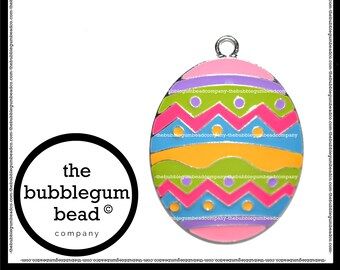 Arthwick Store Photograph of Easter Eggs in a Circle Pendant Necklace