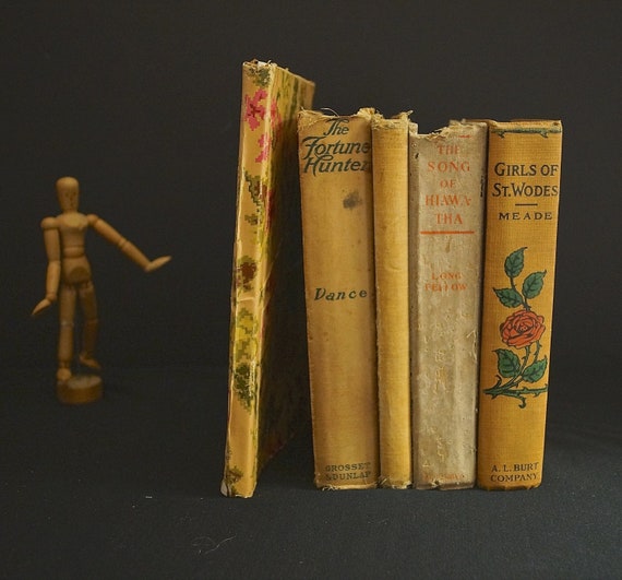 Cream Colored Book Display Set Home Decor Book Set Beige Etsy