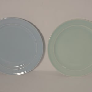 Vintage TST Luray Pastels Luncheon Plate - Choice of Colors - Windsor Blue or Surf Green. RARE LuRay 8&quot; Plates