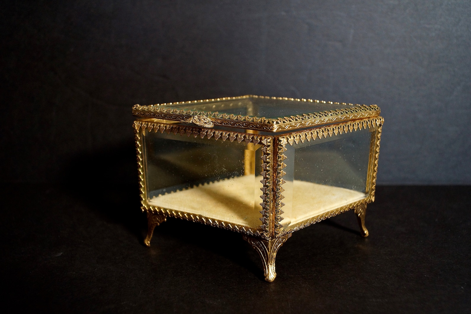 Vintage Jewelry Box. Stylebuilt Gold Ormolu Jewelry Casket. Etsy