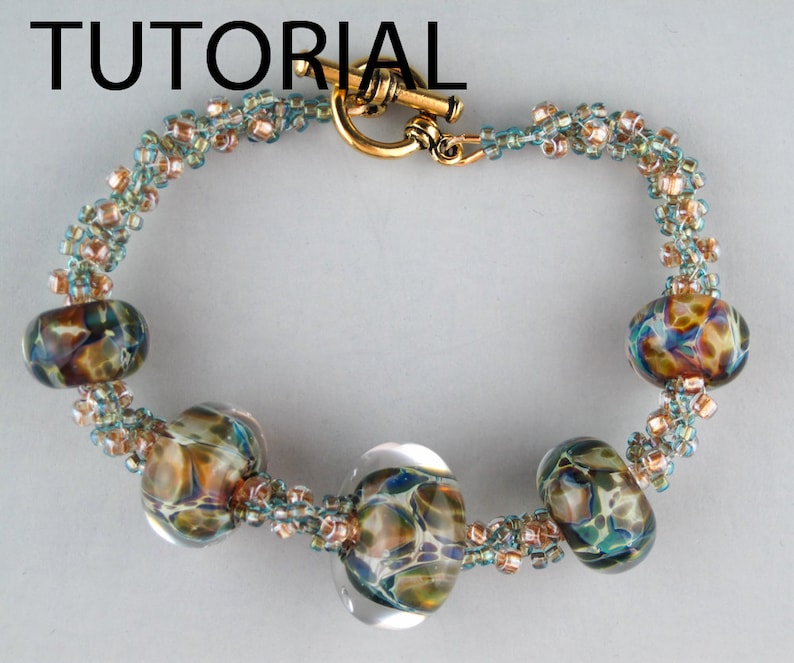 TUTORIAL Lampwork Connections Bracelet image 1