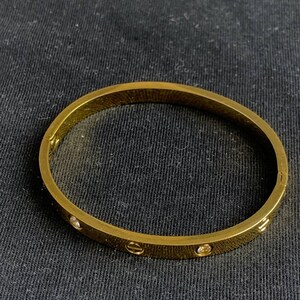 Cartier 18k Gold Charming Bangle Bracelet