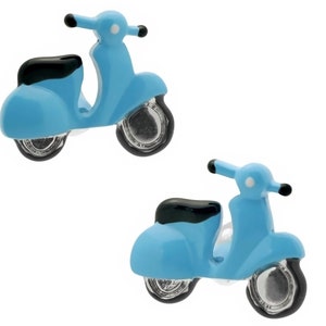 Blue Scooter Cufflinks