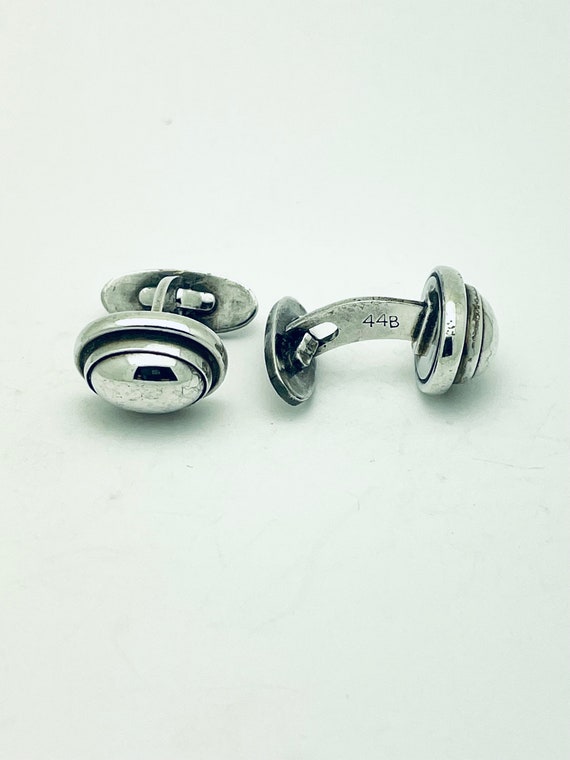 Georg Jensen Cufflinks #44B Sterling Silver 925 D… - image 3