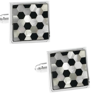 Black & White Shell Cufflinks