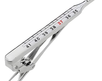 Thermometer Tie Clip Tie Bar