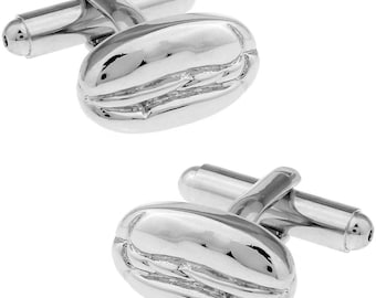 Coffee Bean Cufflinks