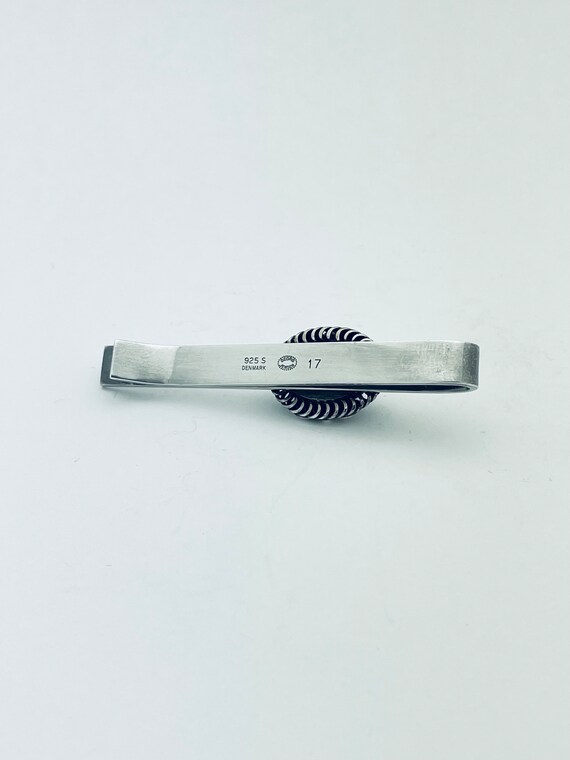 GEORG JENSEN #17 sterling silver tie clip - image 3