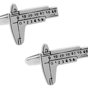 Vernier Calipers Cufflinks
