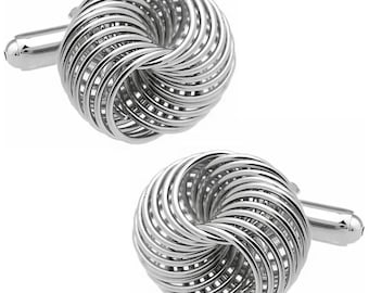 WIRE KNOT CUFFLINKS