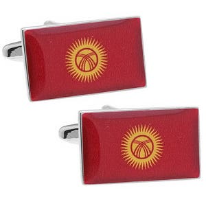 Kyrgystan Flag Cufflinks