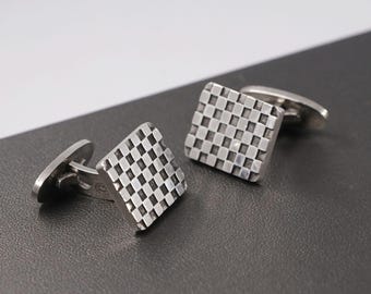 Vintage Georg Jensen Sterling Silver Cufflinks #113 Denmark