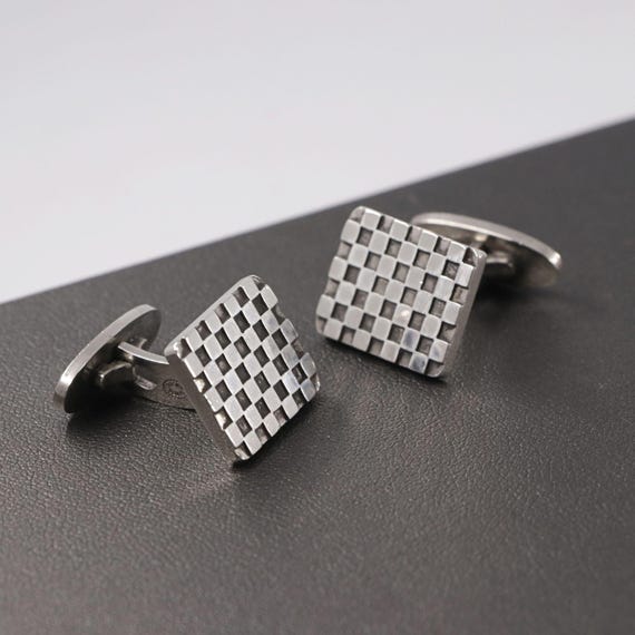 Vintage Georg Jensen Sterling Silver Cufflinks #113 Denmark
