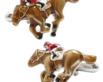 Horse and Rider Cufflinks
