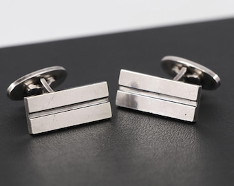 Vintage Georg Jensen Sterling Silver Cuff Links No 114