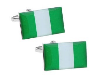 Nigeria Flag Cufflinks