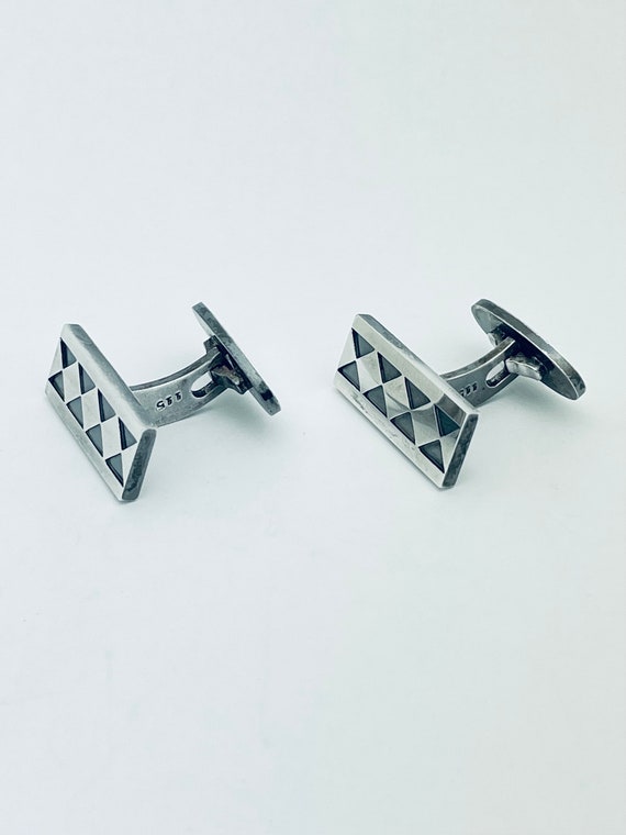 GEORG JENSEN #115 sterling silver cufflinks - image 8