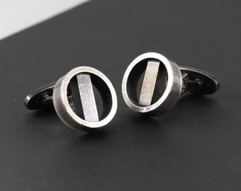 Vintage Georg Jensen Silver Cufflinks #91 Beautiful sterling Denmark 925