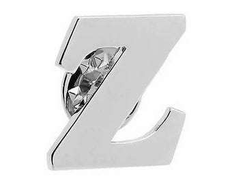 Alphabet Letter Z Lapel Pin