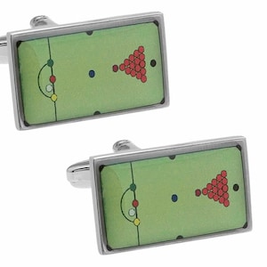 Snooker Table Cufflinks