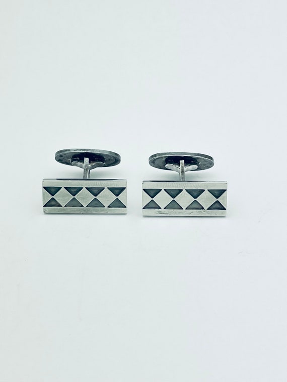 GEORG JENSEN #115 sterling silver cufflinks - image 1