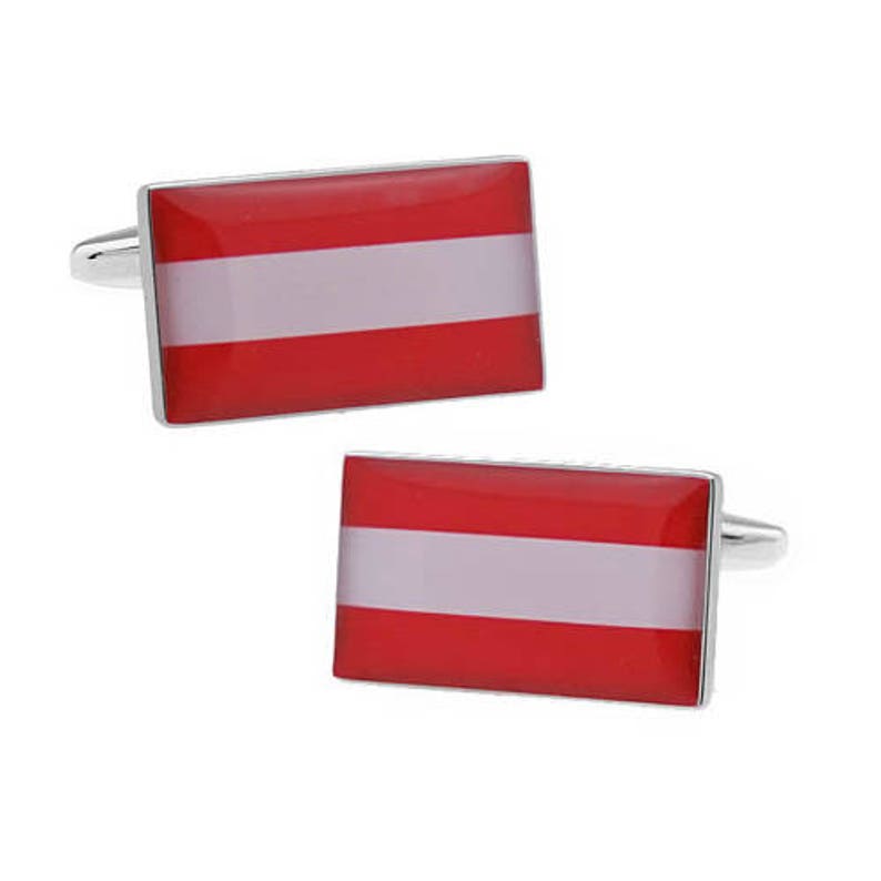 Austria Flag Cufflinks