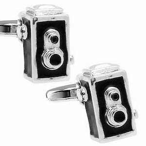 Retro Box Brownie Camera Cufflinks image 1