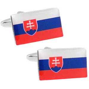 Slovakia Flag Cufflinks