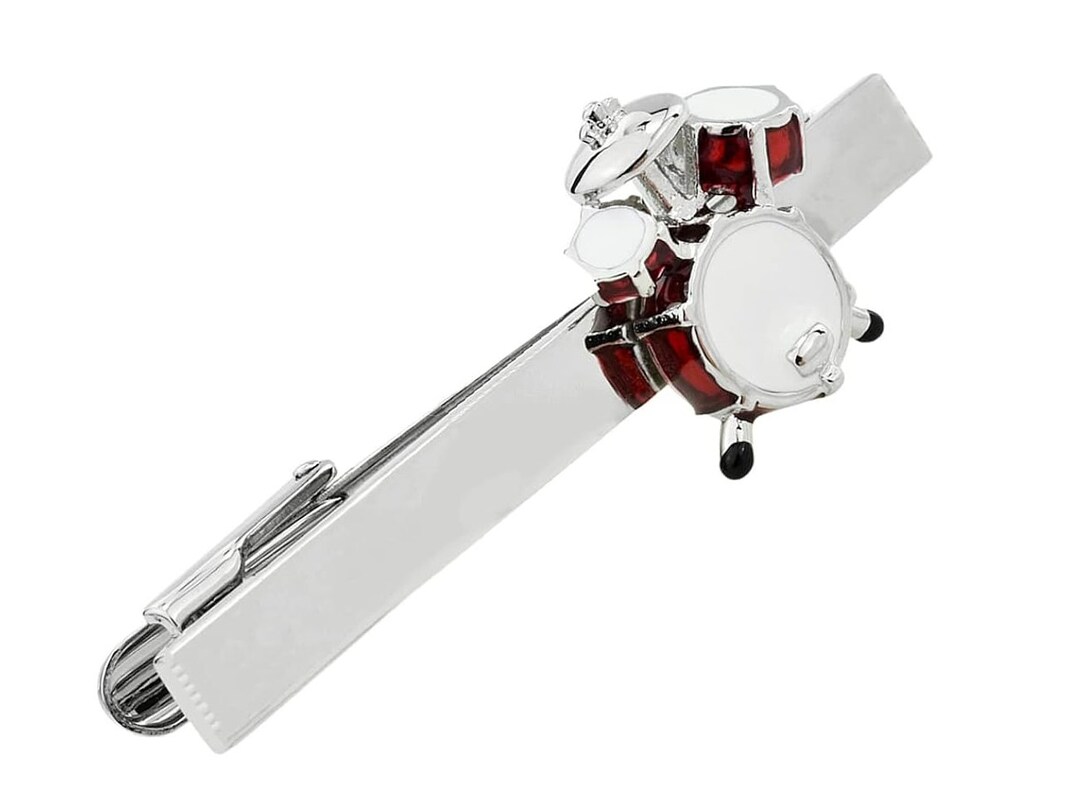 Red Drum Tie Clip Etsy