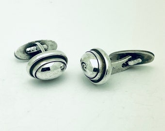 Georg Jensen Cufflinks #44B Sterling Silver 925 Denmark