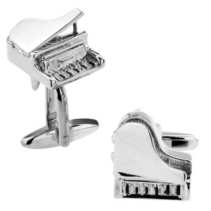 Grand Piano with Lid up Cufflinks n01608