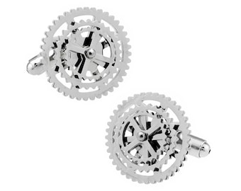 Bicycle Gear Cufflinks