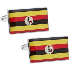 Uganda Flag Cufflinks