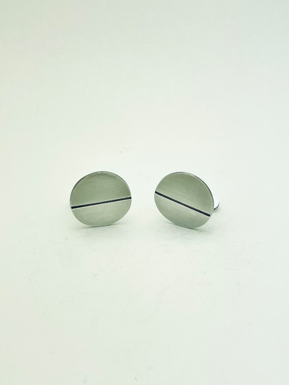 Authentic Georg Jensen Cufflinks #106 Sterling Sil