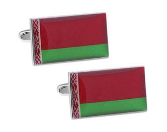 Belarus Flag Cufflinks