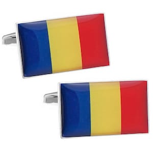 Romania Romanian Flag Cufflinks