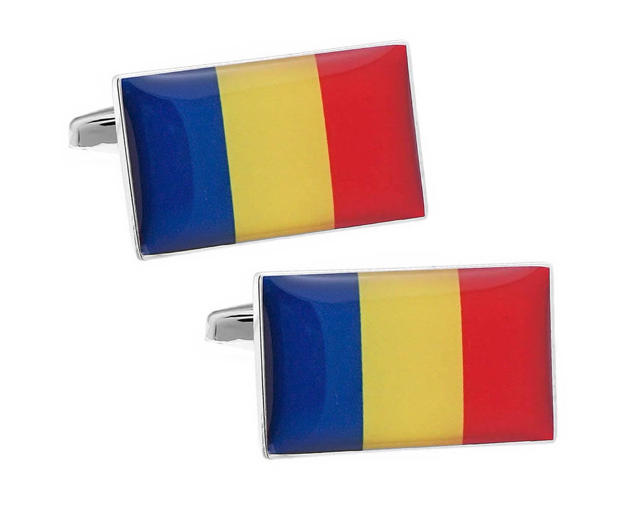 Romania Romanian Flag Cufflinks