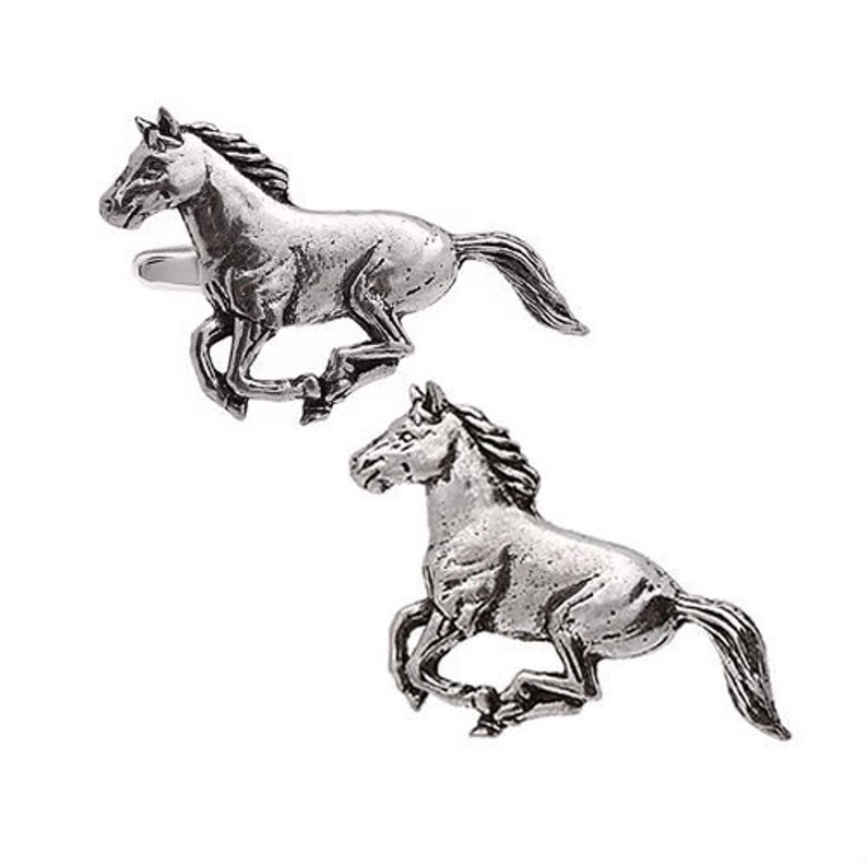 Horse Pewter Cufflinks