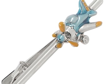 Propeller Plane Tie Clip Tie Bar