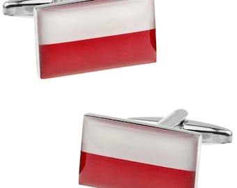 Poland Flag Cufflinks