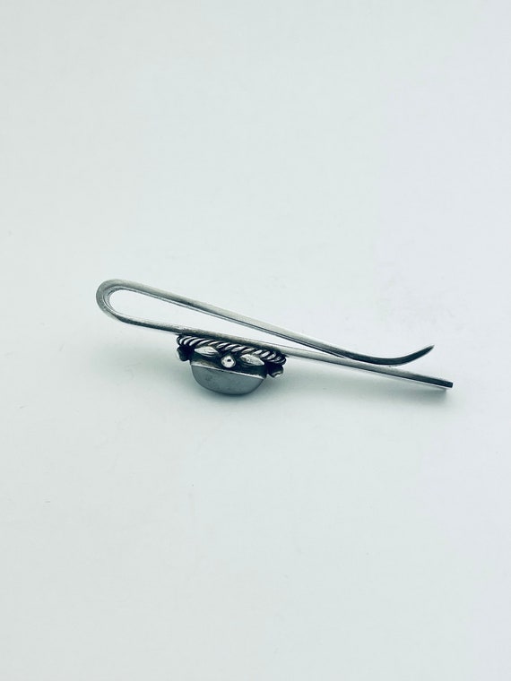 GEORG JENSEN #17 sterling silver tie clip - image 2