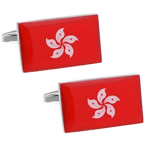 Hong Kong Flag Cufflinks