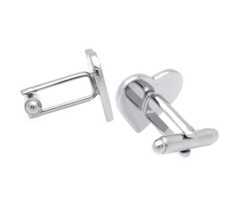 Blue Heart Cufflinks image 3