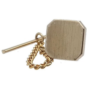 Vintage Gold Tone Tie Tac Lapel Pin #213