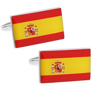 Spain Flag Cufflinks